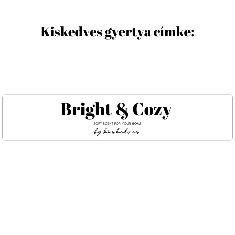 Bright & Cozy - fémtégelyben