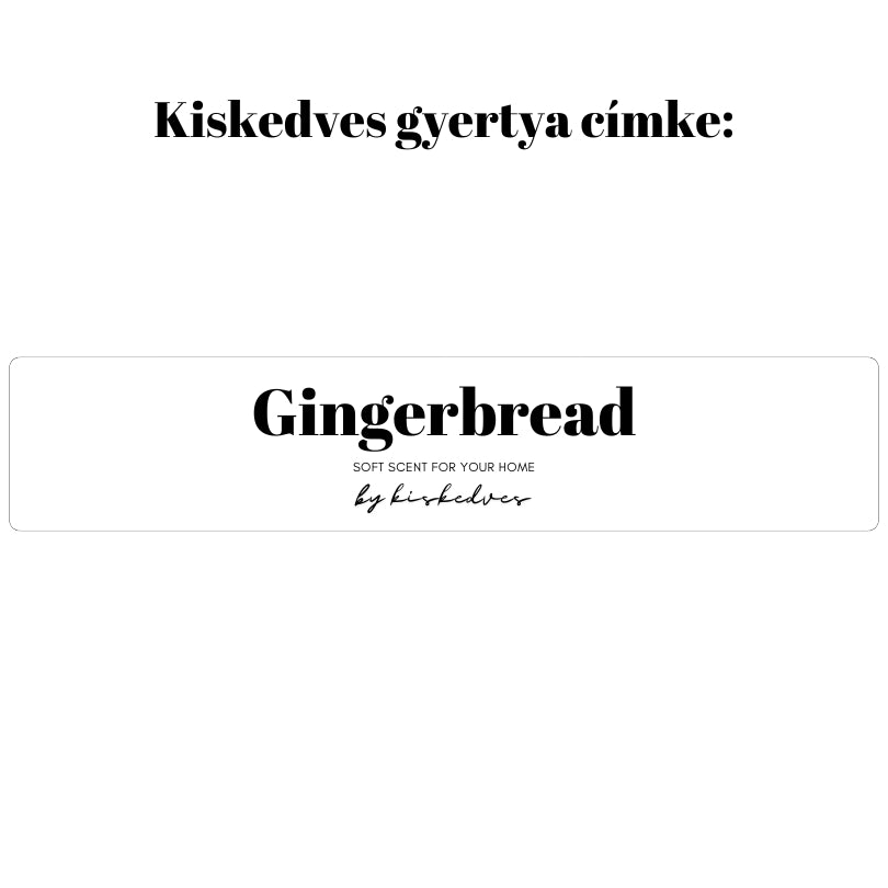 Gingerbread - fémtégelyben