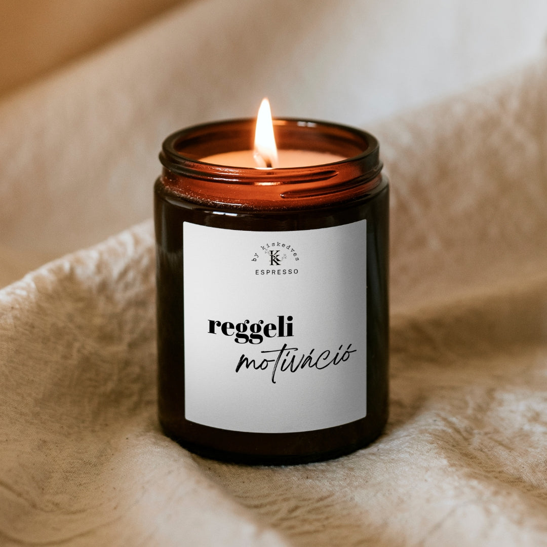 Reggeli motiváció - barna tégelyben