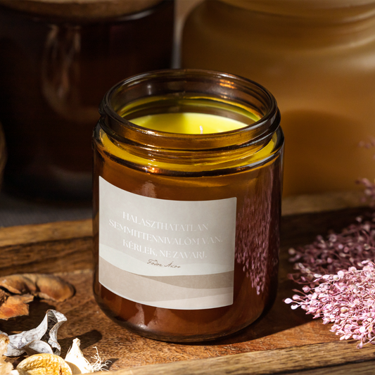 Halaszthatatlan semmittennivaló - Kiskedves gyertya