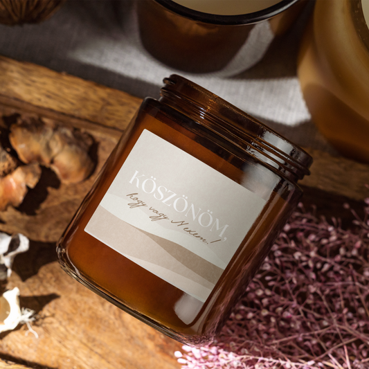 Köszönöm, hogy vagy nekem - Kiskedves gyertya