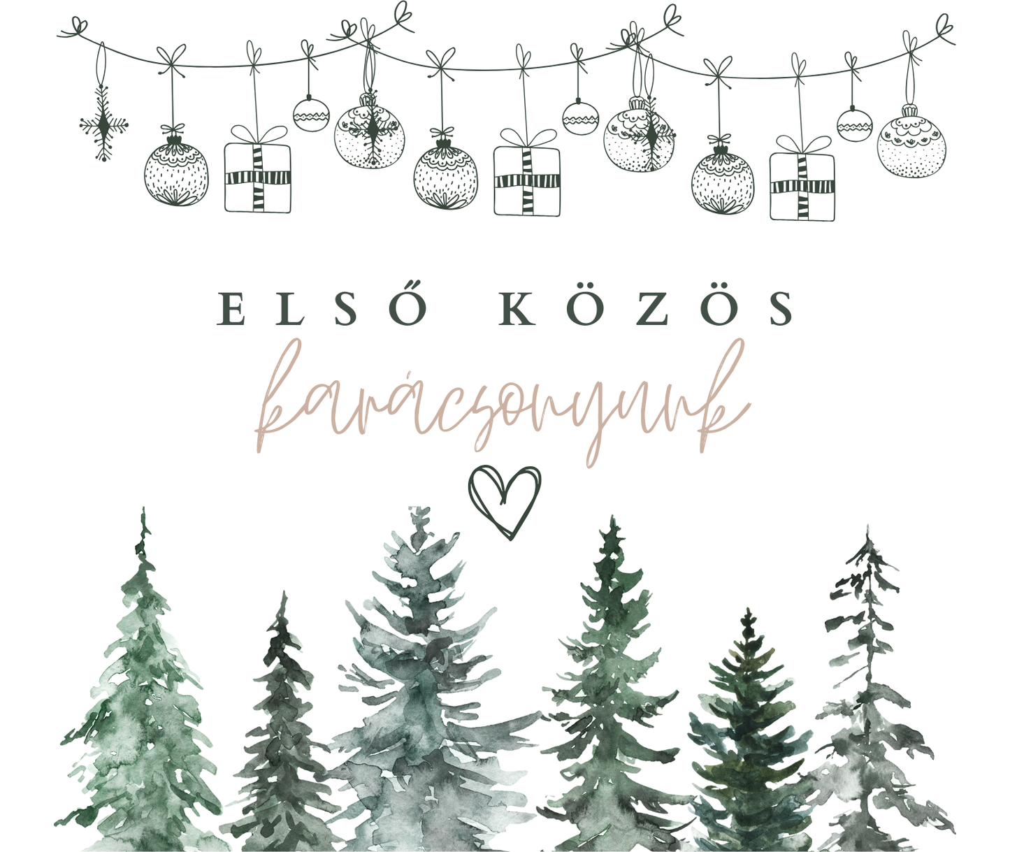 Első közös karácsonyunk - Kiskedves gyertya