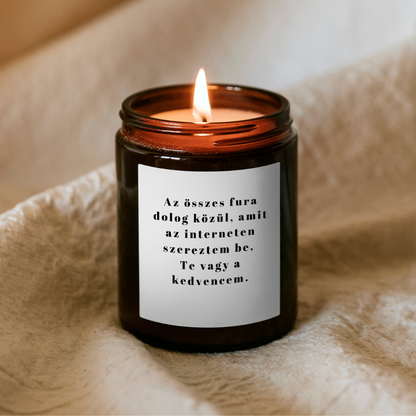 Az összes fura dolog közül... - illatgyertya