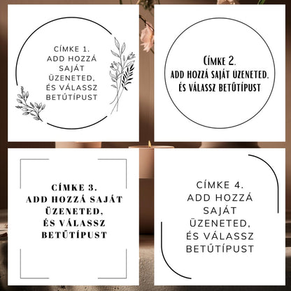 Pálcás illatdiffúzor - személyre szabható