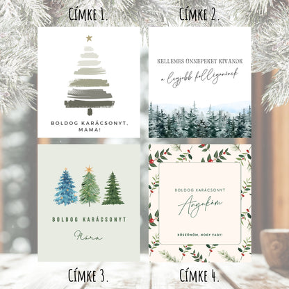 Karácsonyi pálcás illatdiffúzor - személyre szabható