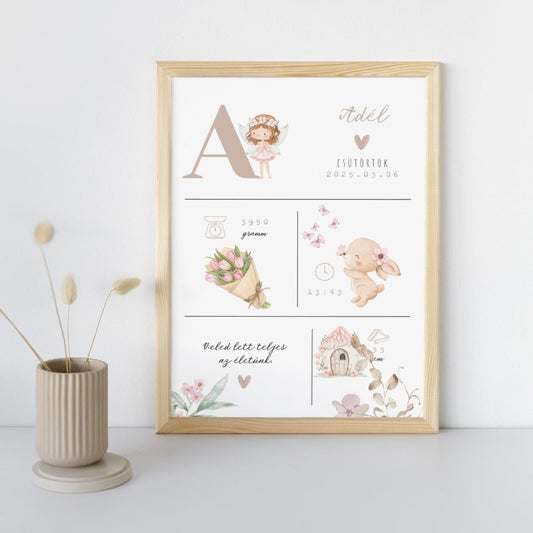 Babaköszöntő falikép - 4 évszak