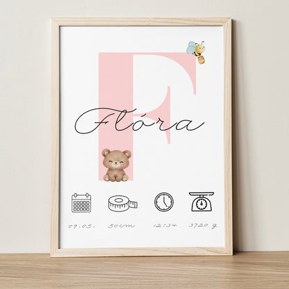 Babaköszöntő falikép - Betű