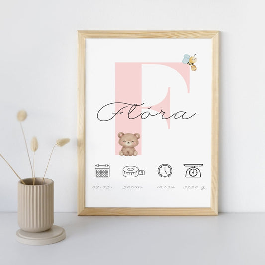 Babaköszöntő falikép - Betű