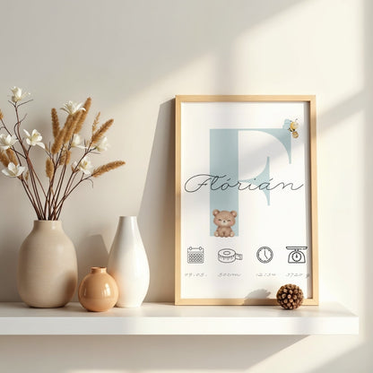 Babaköszöntő falikép - Betű