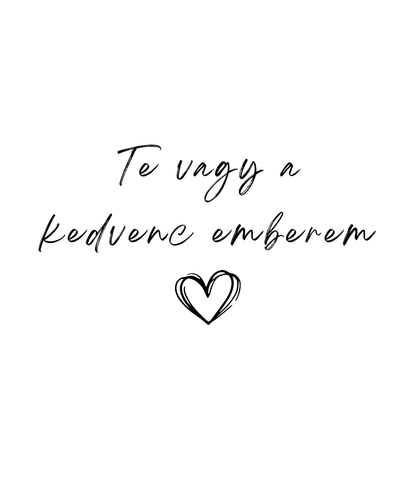 Te vagy a kedvenc emberem - illatgyertya