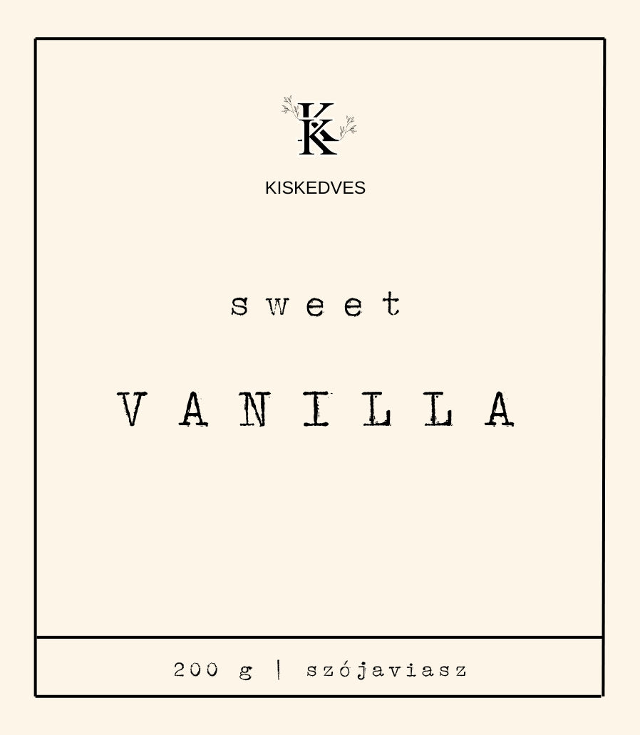 Sweet Vanilla - barna tégelyben, antracit szürke