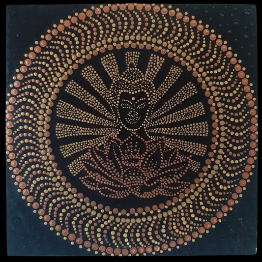 Mandala - falra akasztható 30×30 (01)