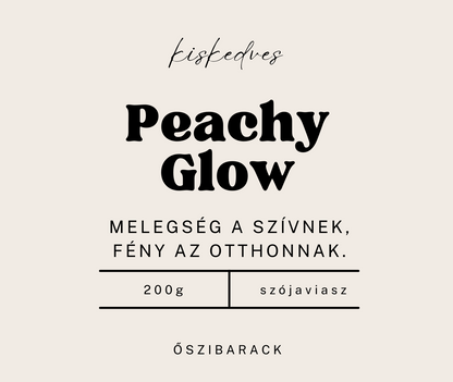 Peachy Glow - barna tégelyben