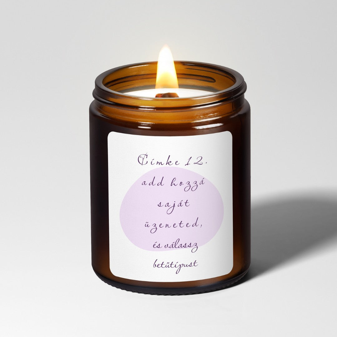 Nagy, fakanócos személyre szabható gyertya